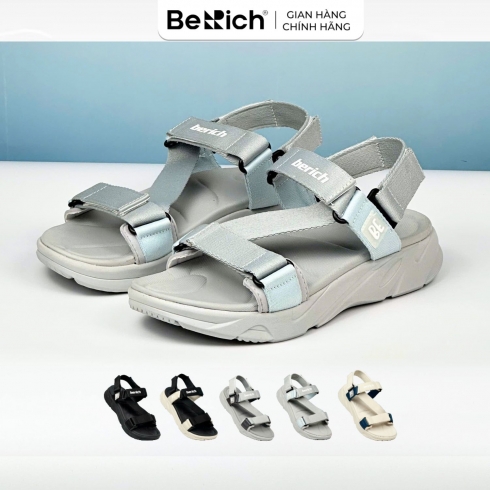FREE SHIP - BE377 Giày Sandal Nam Nữ BERICH Đi Học Đi Chơi Siêu Nhẹ Bền Êm BE377